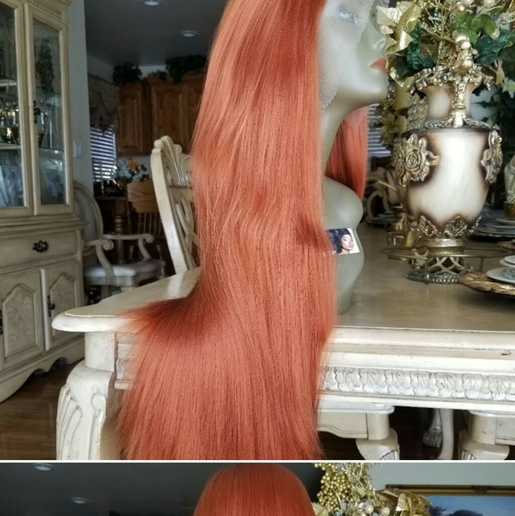 Copper Red Beauty Lace Front Wig - Picture 6 of 7